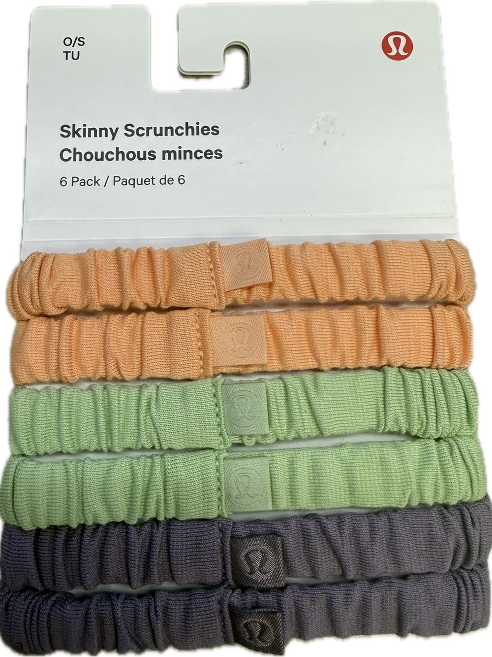 Lululemon Skinny Scrunchies 6-Pack